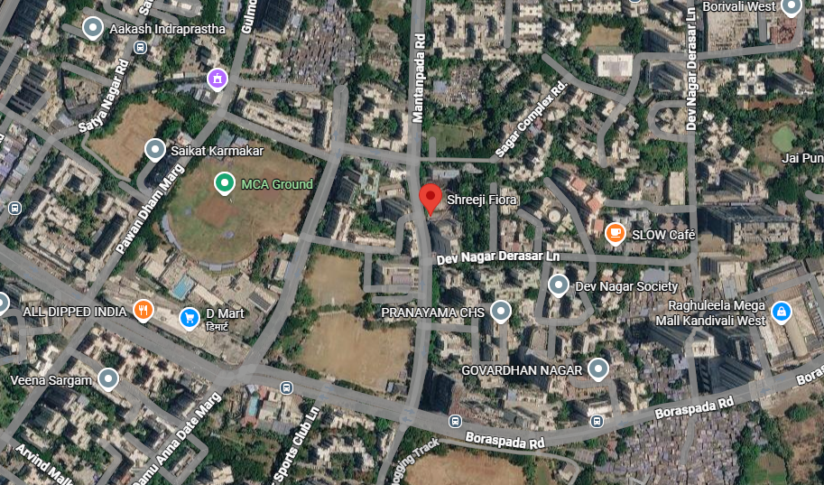 Shreeji Fiora location map image